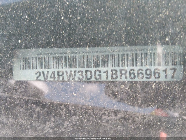 Aukcja sprzedaży 2011 Volkswagen Routan Se, vin: 2V4RW3DG1BR669617, numer aukcji: 44498229