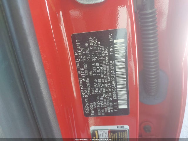 2024 HYUNDAI KONA KM8HB3AB6RU140358 Photo 8