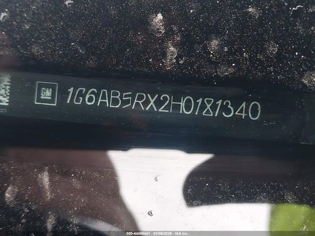 44498441 :رقم المزاد ، 1G6AB5RX2H0181340 vin ، 2017 Cadillac Ats Luxury Rwd مزاد بيع