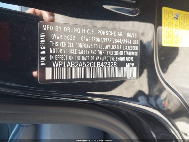 2016 PORSCHE MACAN WP1AB2A52GLB42328 Photo 8