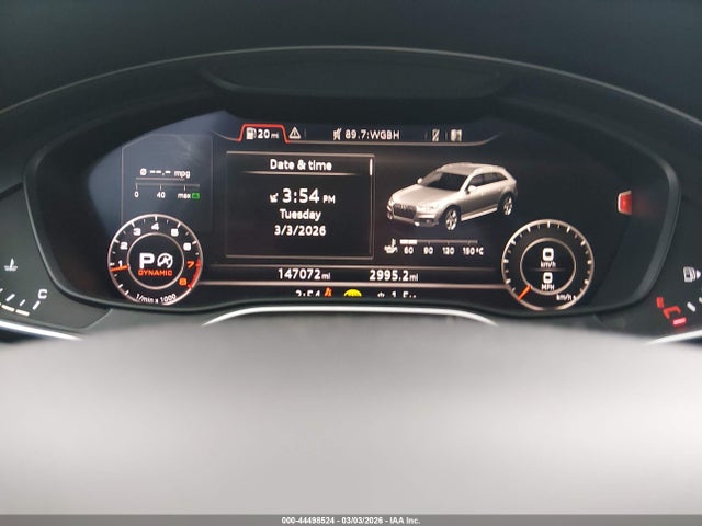 2017 Audi A4 Allroad 2.0t Premium მანქანა იყიდება აუქციონზე, vin: WA18NAF45HA074826, აუქციონის ნომერი: 44498524