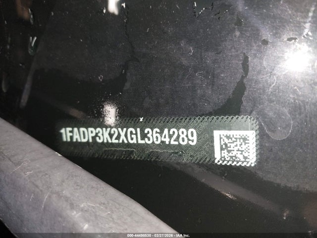 1FADP3K2XGL364289 Ford FOCUS SE