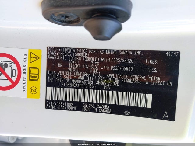 Продажа на аукционе авто 2017 Lexus Rx 350, vin: 2T2BZMCA4HC131665, номер лота: 44498572