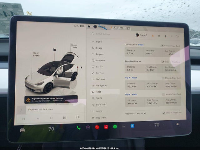 7SAYGDEF0NF570790 Tesla Model Y Performance Dual Motor All-wheel Drive