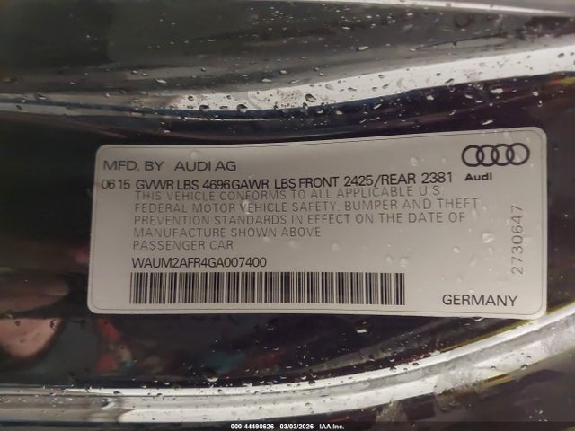 WAUM2AFR4GA007400 Audi A5 2.0t Premium