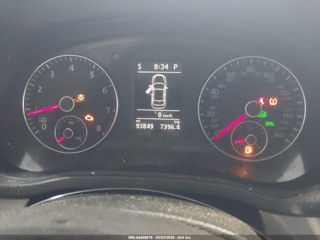 44498676 :رقم المزاد ، 1VWBP7A39DC136070 vin ، 2013 Volkswagen Passat 2.5l Se مزاد بيع