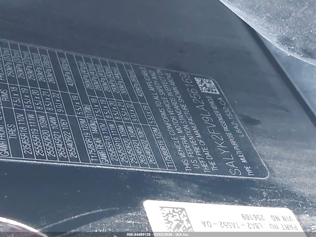 2020 LAND ROVER RANGE ROVER VELAR SALYK2FV9LA256169 Photo 8