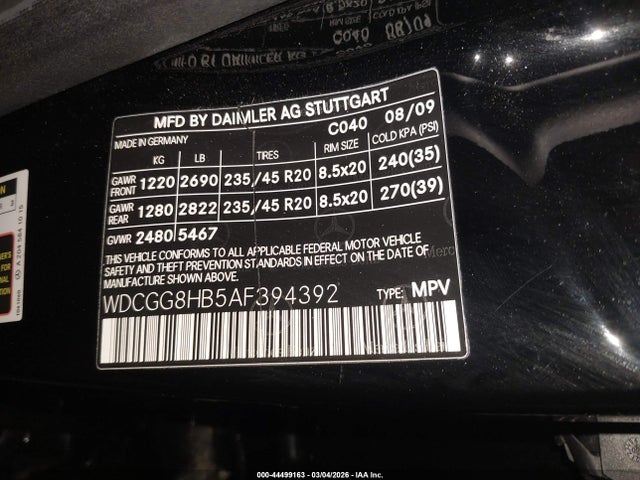 2010 Mercedes-benz Glk 350 4matic მანქანა იყიდება აუქციონზე, vin: WDCGG8HB5AF394392, აუქციონის ნომერი: 44499163