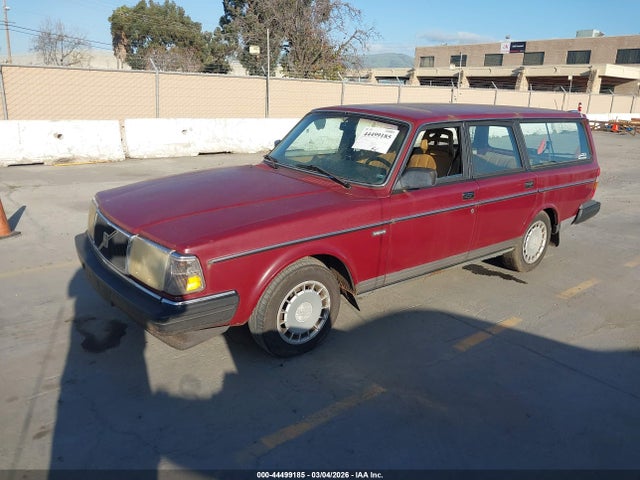 1990 Volvo 240 Dl მანქანა იყიდება აუქციონზე, vin: YV1AA8850L1870291, აუქციონის ნომერი: 44499185