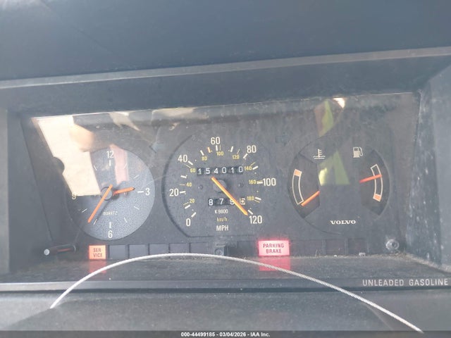 1990 Volvo 240 Dl მანქანა იყიდება აუქციონზე, vin: YV1AA8850L1870291, აუქციონის ნომერი: 44499185