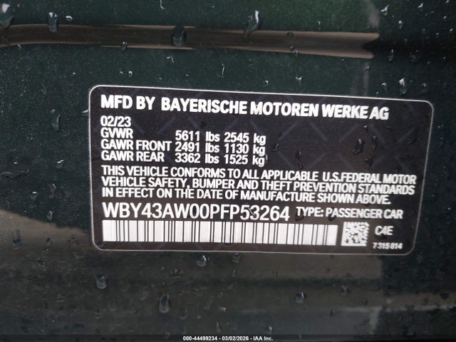 2023 BMW I4 WBY43AW00PFP53264 Photo 8