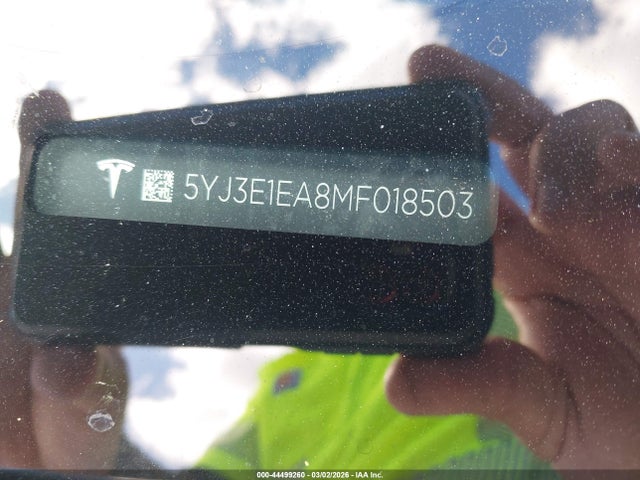 2021 TESLA MODEL 3 5YJ3E1EA8MF018503 Photo 8