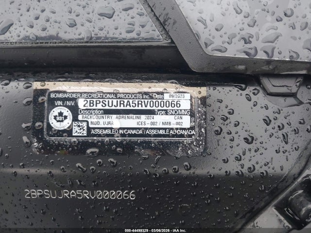 Ski Doo Other 2024 2BPSUJRA5RV000066 Image 9