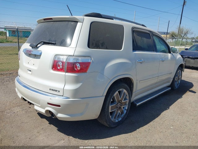 2011 Gmc Acadia Denali მანქანა იყიდება აუქციონზე, vin: 1GKKVTED6BJ250531, აუქციონის ნომერი: 44499356