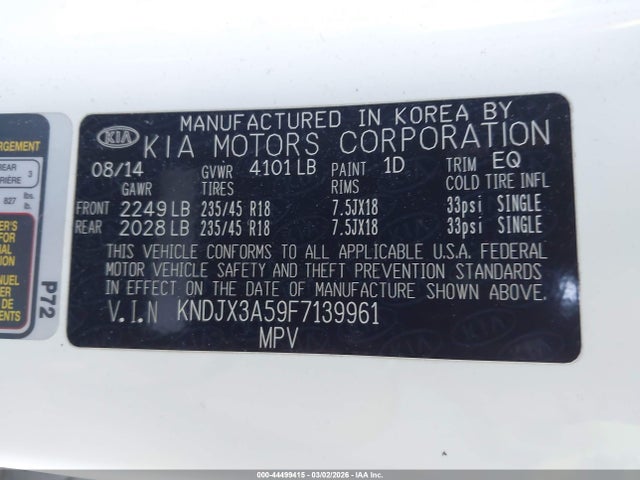 KNDJX3A59F7139961 KIA Soul !