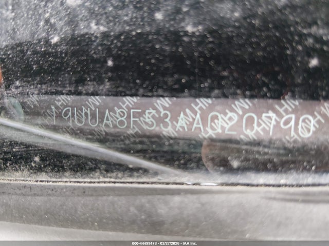 44499478 :رقم المزاد ، 19UUA8F53AA020790 vin ، 2010 Acura Tl 3.5 مزاد بيع