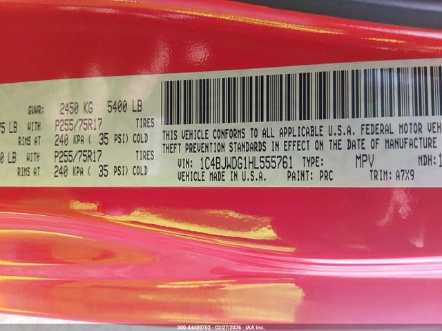 2017 JEEP WRANGLER UNLIMITED 1C4BJWDG1HL555761 Photo 8