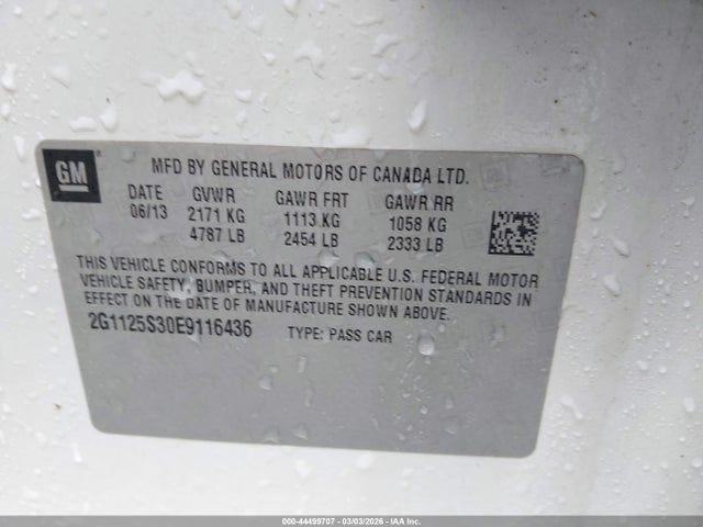 2G1125S30E9116436 Chevrolet Impala 2lt
