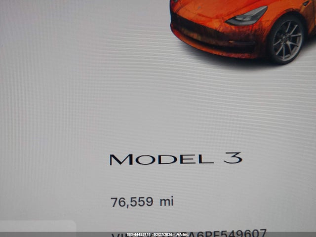 Aukcja sprzedaży 2023 Tesla Model 3 Rear-wheel Drive, vin: 5YJ3E1EA6PF549607, numer aukcji: 44499711