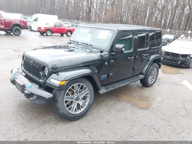 2024 Jeep Wrangler 4xe Summit 4xe მანქანა იყიდება აუქციონზე, vin: 1C4RJXU65RW154533, აუქციონის ნომერი: 44499905