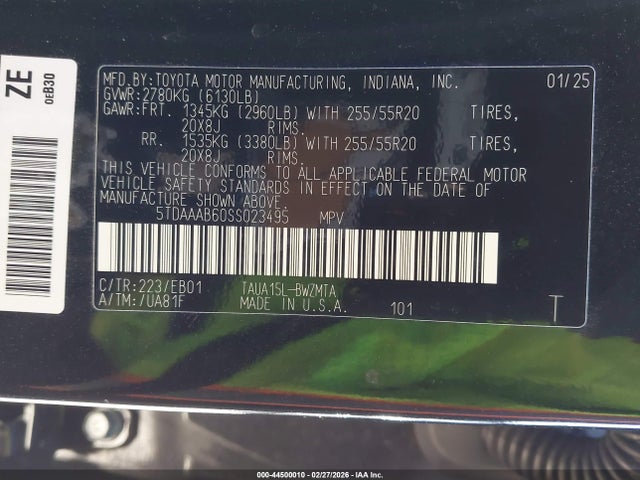 Lexus Tx 350 Premium 2025 5TDAAAB60SS023495 Image 9