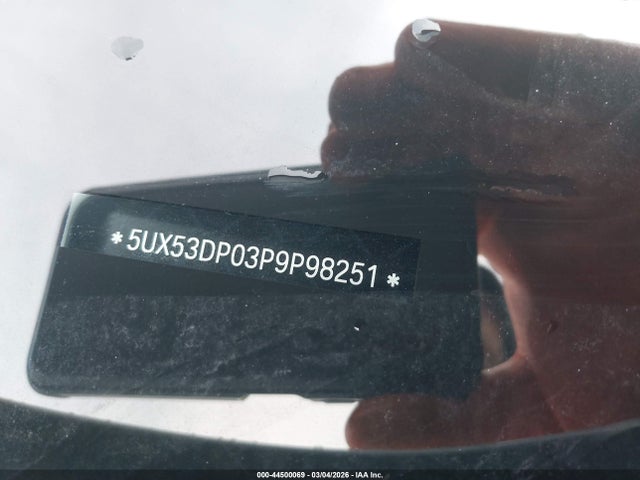 Aukcja sprzedaży 2023 Bmw X3 Xdrive30i, vin: 5UX53DP03P9P98251, numer aukcji: 44500069