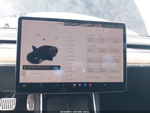 44500076 :رقم المزاد ، 5YJ3E1EB7KF212106 vin ، 2019 Tesla Model 3 Long Range/performance مزاد بيع