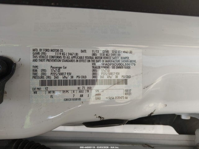 2013 FORD C-MAX ENERGI 1FADP5CU0DL556179 Photo 8