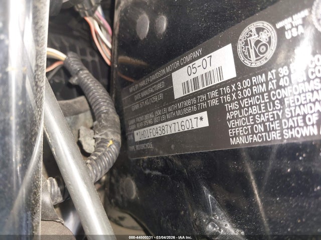 2007 HARLEY-DAVIDSON FLHTCUI 1HD1FC4387Y716017 Photo 9