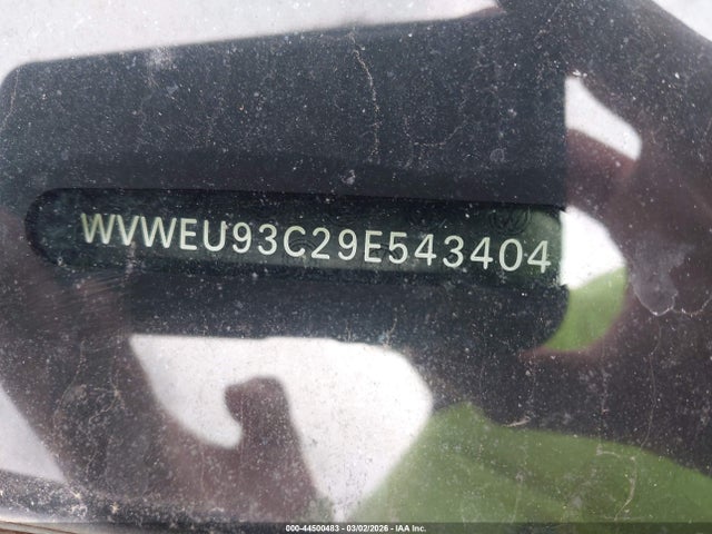 Aukcja sprzedaży 2009 Volkswagen Cc Vr6 Sport, vin: WVWEU93C29E543404, numer aukcji: 44500483
