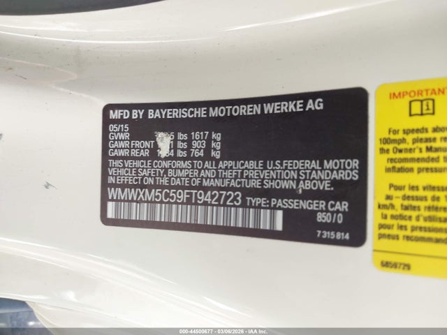 2015 MINI HARDTOP WMWXM5C59FT942723 Photo 8