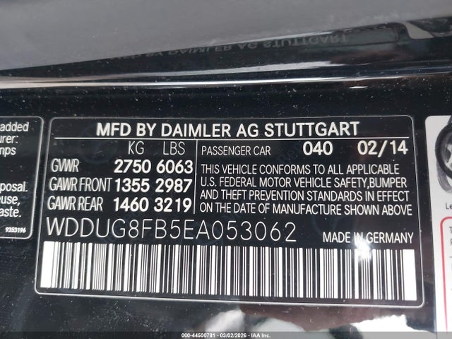 2014 MERCEDES-BENZ S 550 WDDUG8FB5EA053062 Photo 8