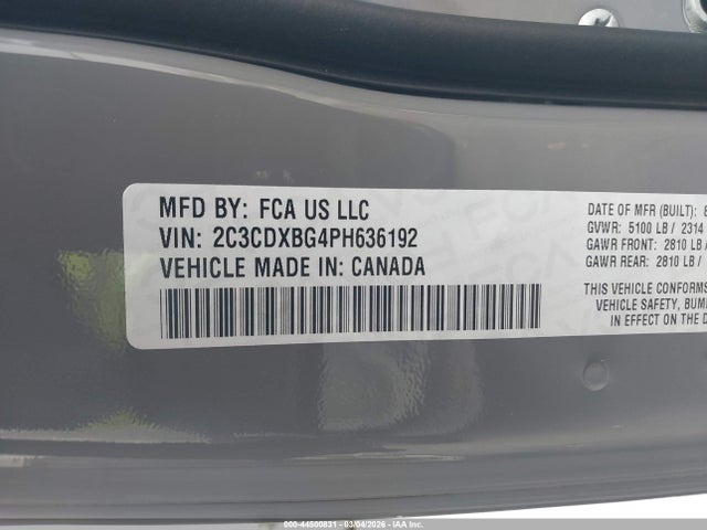 Dodge Charger Sxt 2023 2C3CDXBG4PH636192 Image 9
