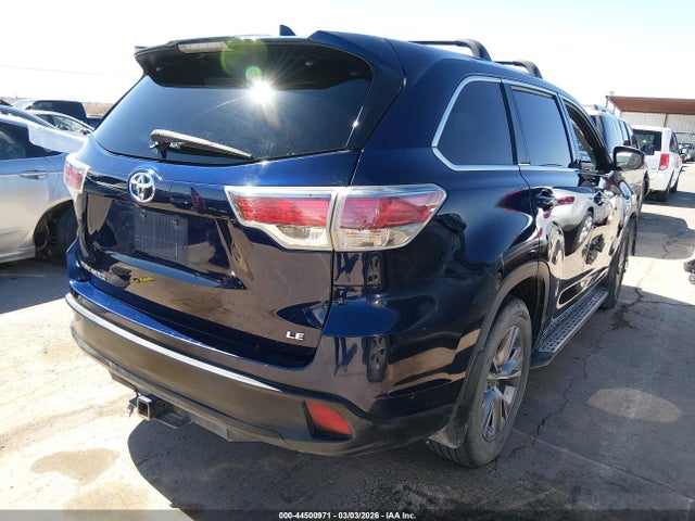 Toyota Highlander Le Plus V6 2015 5TDZKRFH4FS096000 Image 4