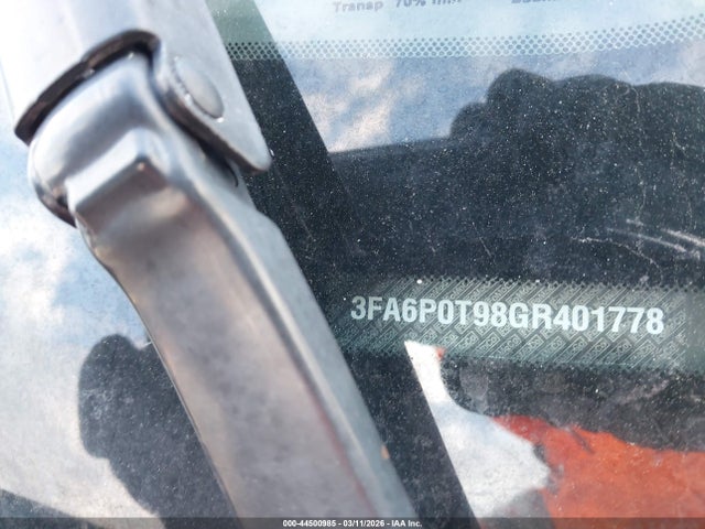 Ford FUSION SE 2016 3FA6P0T98GR401778 Image 9