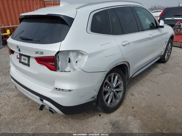 2018 Bmw X3 Xdrive30i მანქანა იყიდება აუქციონზე, vin: 5UXTR9C57JLD63153, აუქციონის ნომერი: 44500994