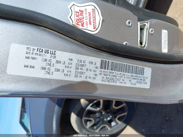 3C4NJDDB2LT214517 Jeep Compass Trailhawk 4x4