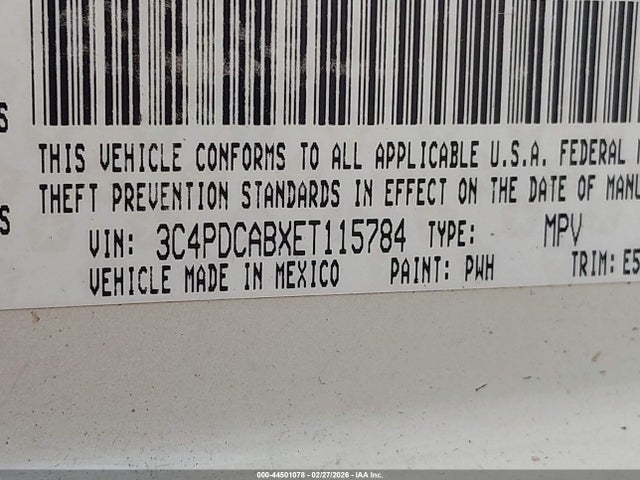 Dodge Journey American Value Pkg 2014 3C4PDCABXET115784 Image 9