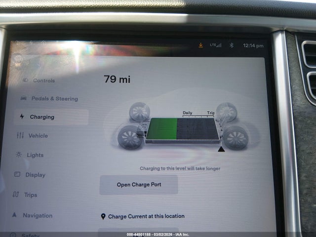 Продаж на аукціоні авто 2014 Tesla Model S P85, vin: 5YJSA1H17EFP49993, номер лоту: 44501188