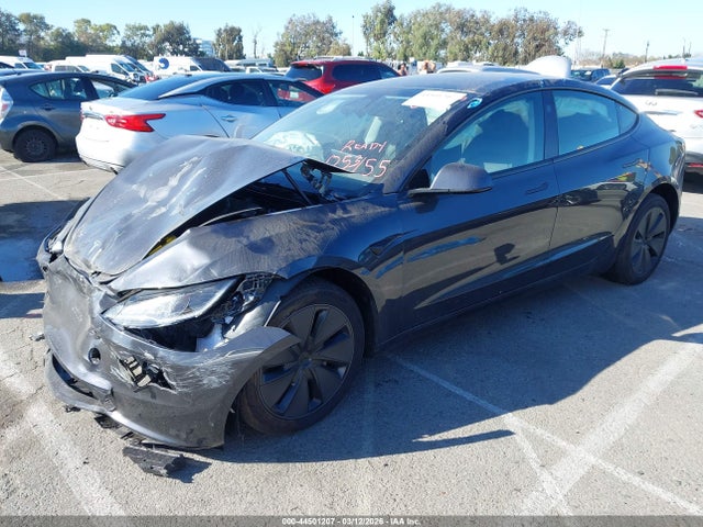 Aukcja sprzedaży 2025 Tesla Model 3 Long Range Rear-wheel Drive/standard Rear-wheel Drive, vin: 5YJ3E1EA3SF053155, numer aukcji: 44501207