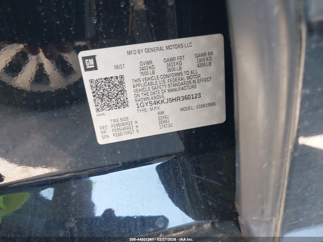 2017 CADILLAC ESCALADE ESV 1GYS4KKJ5HR360123 Photo 8