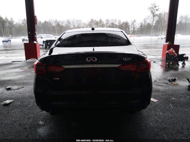 Продажа на аукционе авто 2019 Infiniti Q50 3.0t Luxe, vin: JN1EV7AR0KM593371, номер лота: 44501645