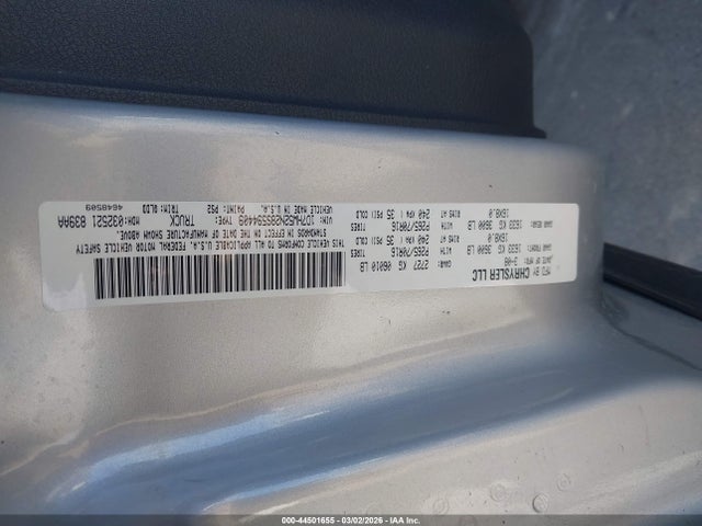 2008 Dodge Dakota Laramie მანქანა იყიდება აუქციონზე, vin: 1D7HW52N28S594409, აუქციონის ნომერი: 44501655