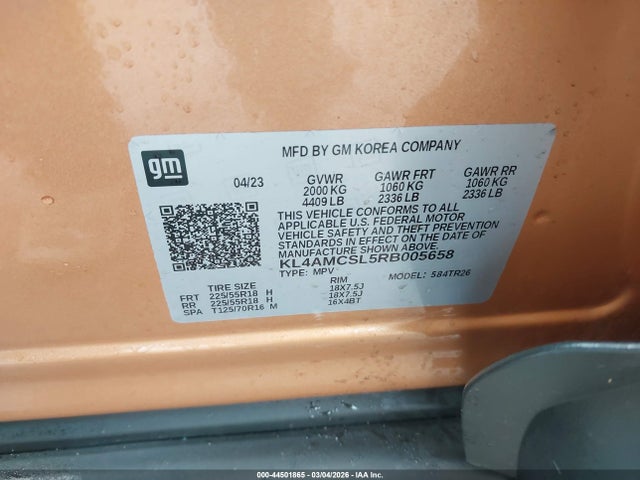 Продаж на аукціоні авто 2024 Buick Encore Gx Preferred Awd, vin: KL4AMCSL5RB005658, номер лоту: 44501865