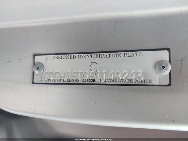 44502096 :رقم المزاد ، 1GDFH15T051149243 vin ، 2005 Gmc Savana Upfitter مزاد بيع