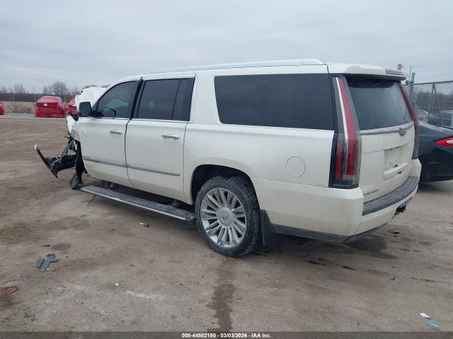 Продажа на аукционе авто 2015 Cadillac Escalade Esv Platinum, vin: 1GYS4UKJ3FR616185, номер лота: 44502150