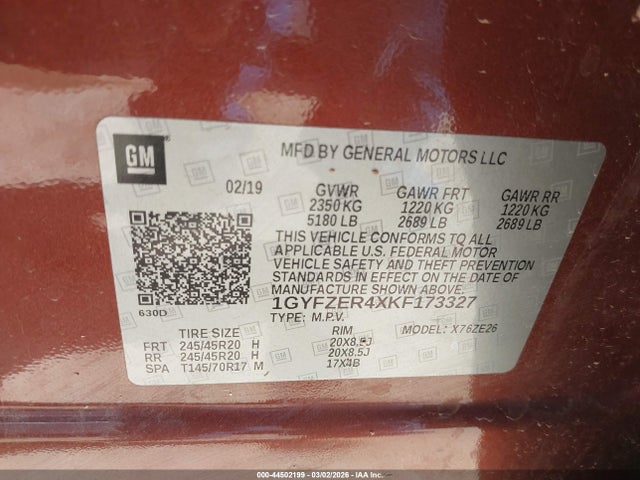 2019 CADILLAC XT4 1GYFZER4XKF173327 Photo 8