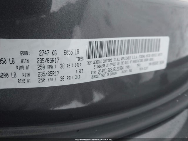 2018 CHRYSLER PACIFICA 2C4RC1BG5JR121984 Photo 8