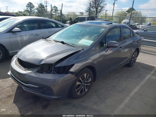 44502524 :رقم المزاد ، 19XFB2F87FE056434 vin ، 2015 Honda Civic Ex مزاد بيع