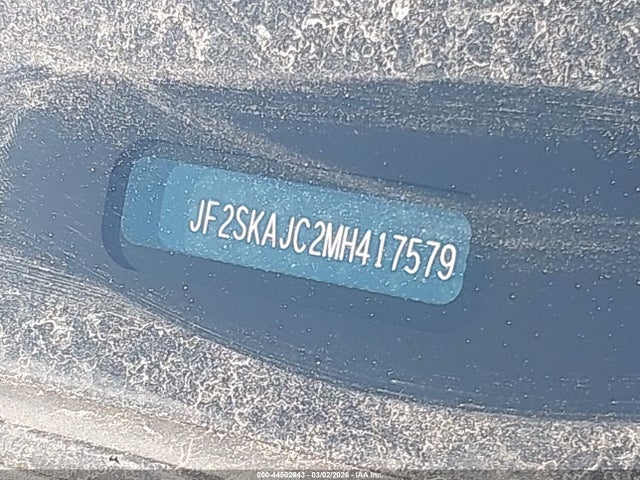 2021 Subaru Forester Premium მანქანა იყიდება აუქციონზე, vin: JF2SKAJC2MH417579, აუქციონის ნომერი: 44502643